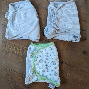 Swaddleme original (3 pack) small velcro unisex baby swaddle